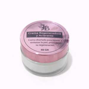 Crema facial regeneradora y aclarante