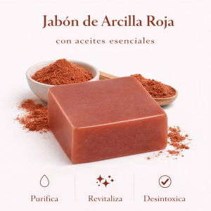 Jabón de Arcilla Roja